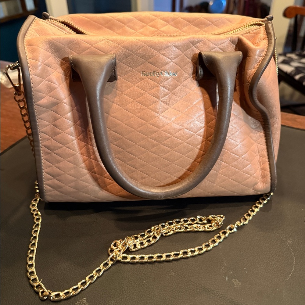 SeeByChloe Port Main Rosewood Two Way Satchel | Top Handle or Cross Body